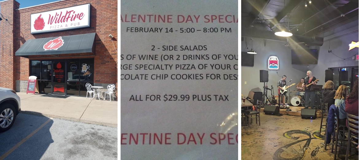 WildFire Pizza and Pub Menu